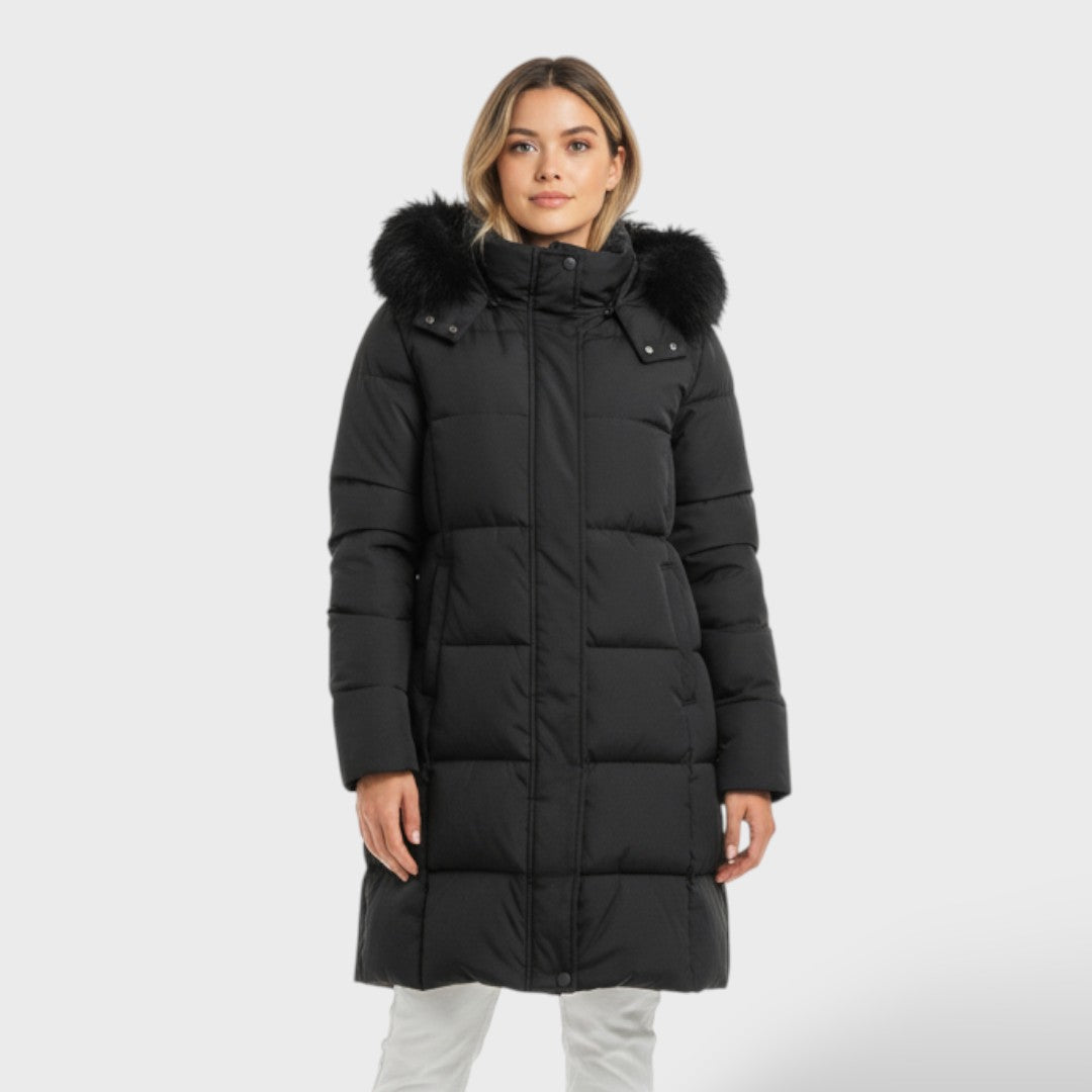 Clara | Eleganter Kunstfellmantel für Damen winter 2