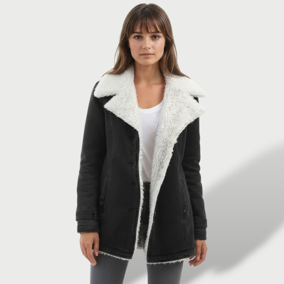 Isabel | Eleganter Wintermantel für Damen lang 7