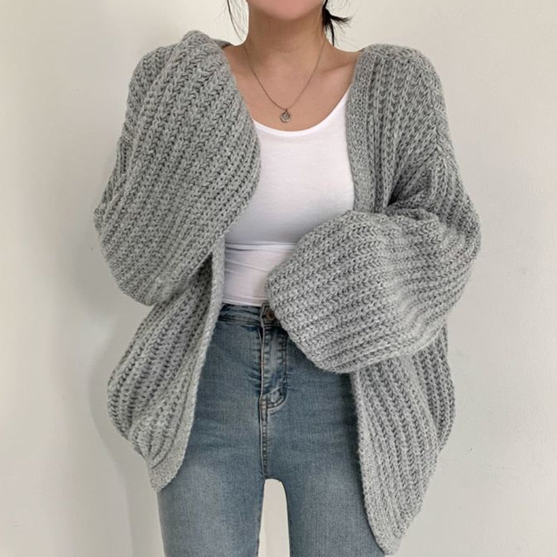 Cozy Mila Strickjacke Kuschelig – Oversize