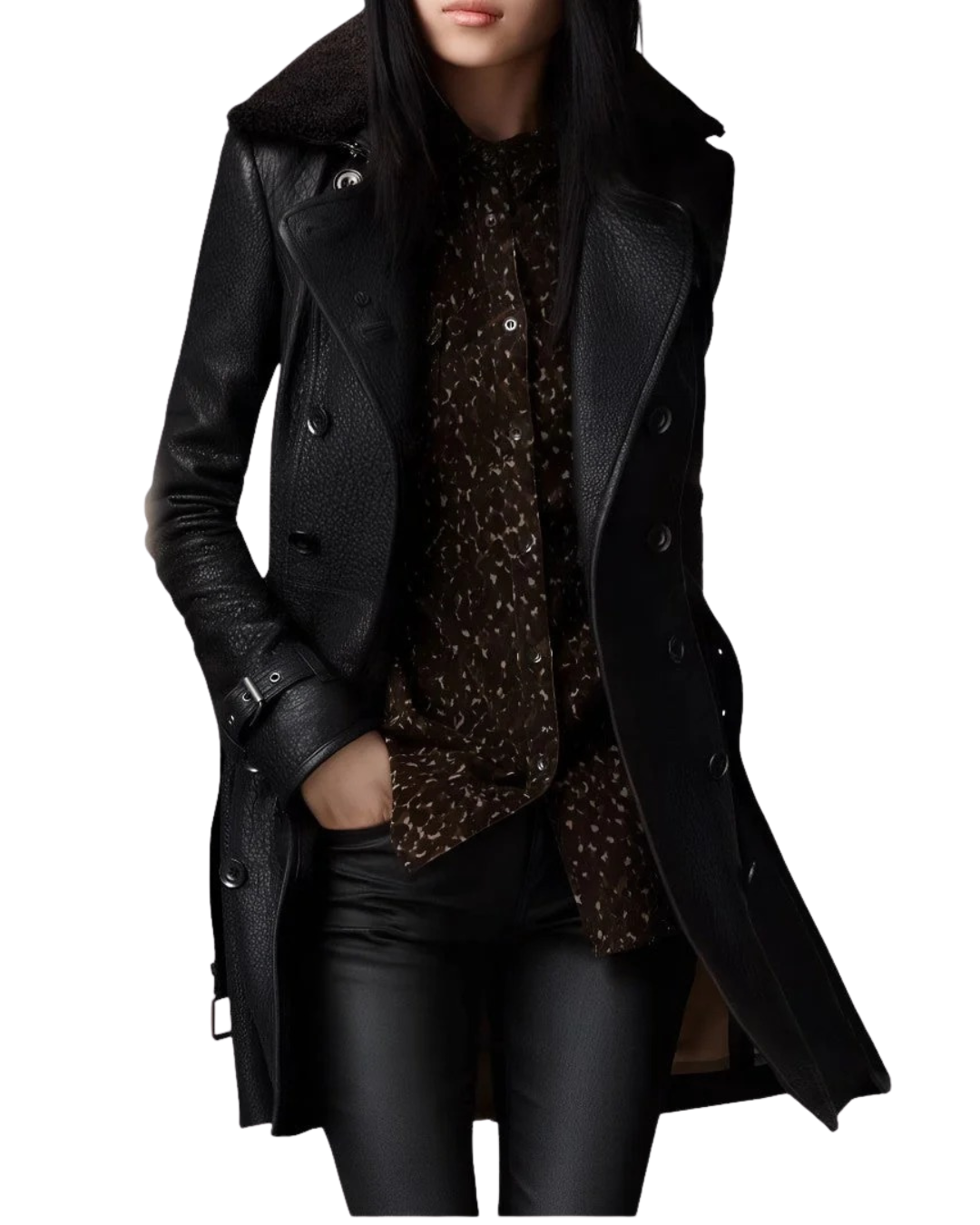 Nina | Eleganter Trenchcoat für Damen schlanker Schnitt 1