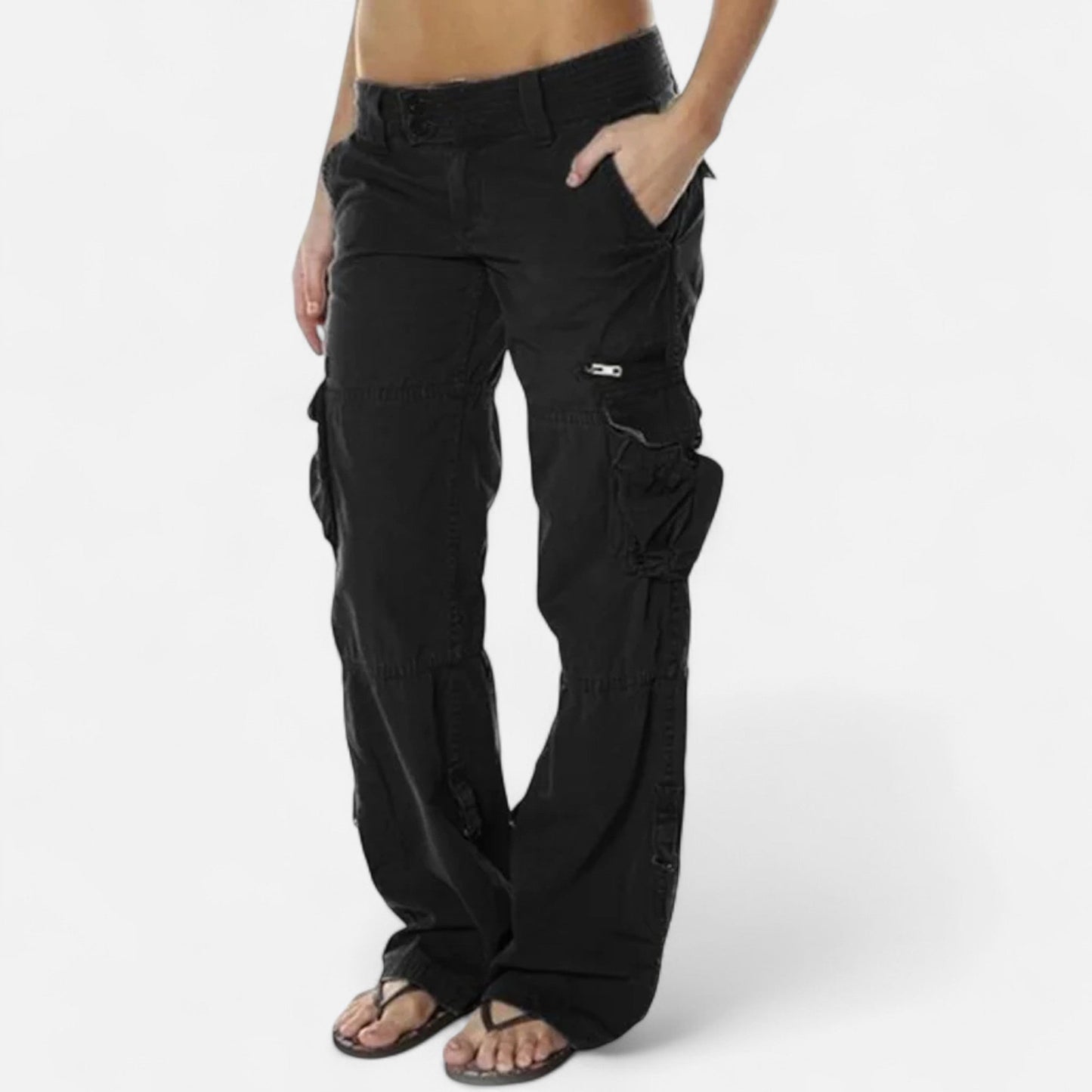 Zarela | Lässige Cargo Hose mit entspanntem Utility Look für Damen
