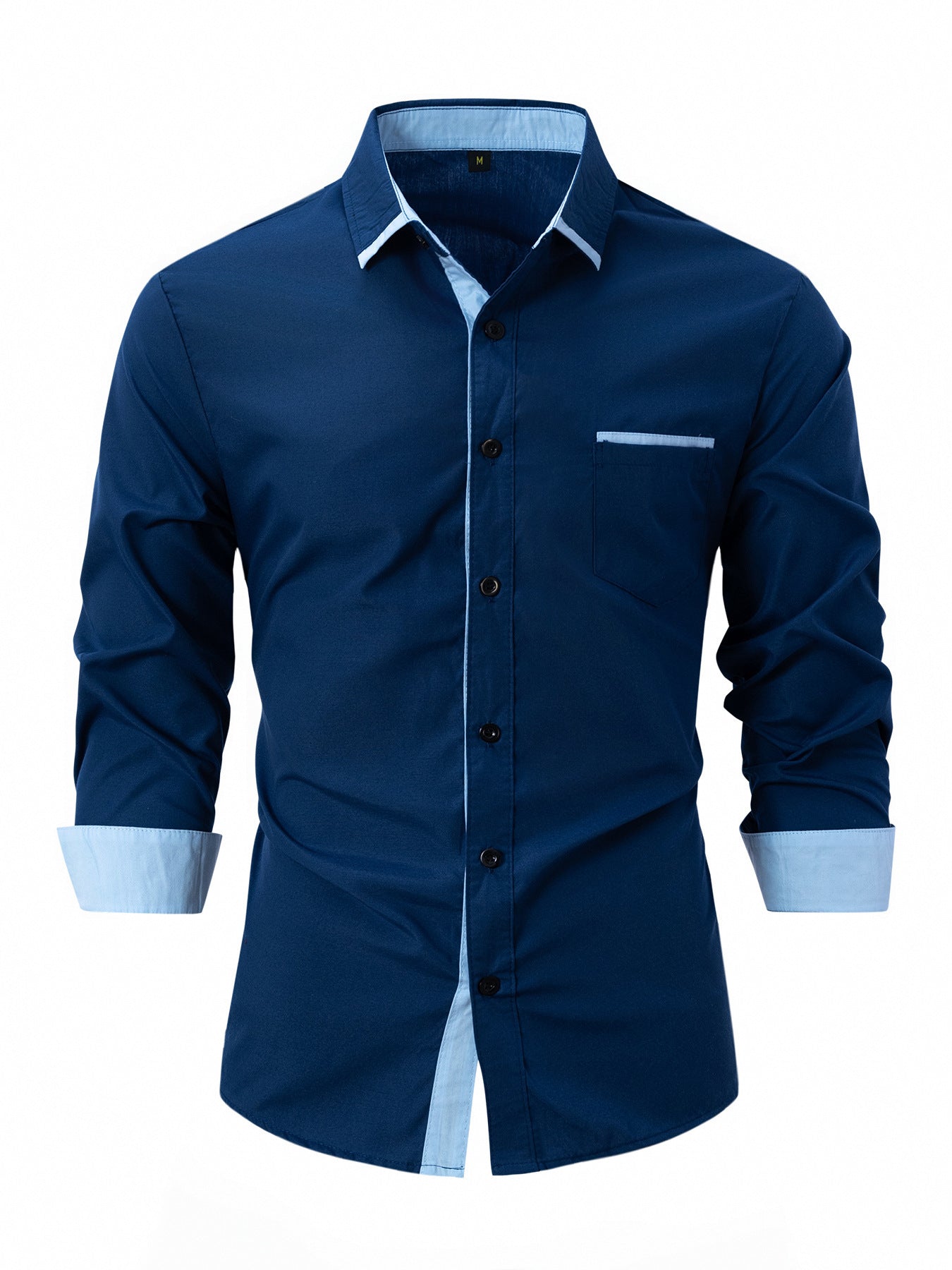 Elian | Elegantes Hemd mit Kontrastdetails für Herren