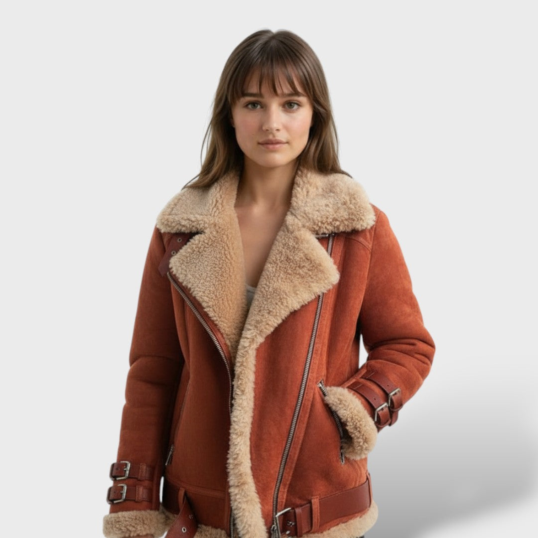 Amelie | Elegante Kunstlederjacke für Damen winter 0