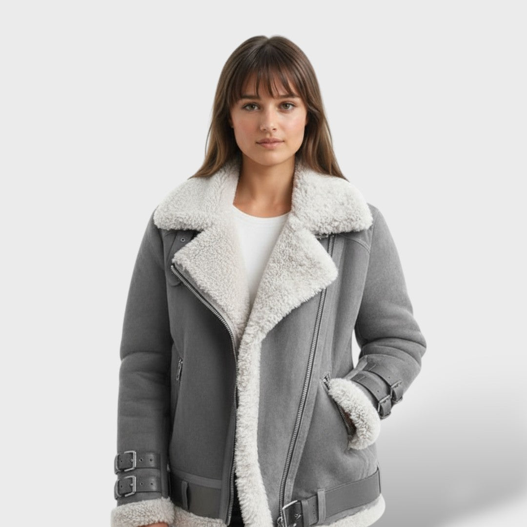 Amelie | Elegante Kunstlederjacke für Damen winter 1