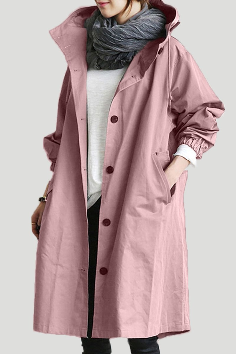 Amelie | Eleganter Trenchcoat für Damen mit Kapuze 7