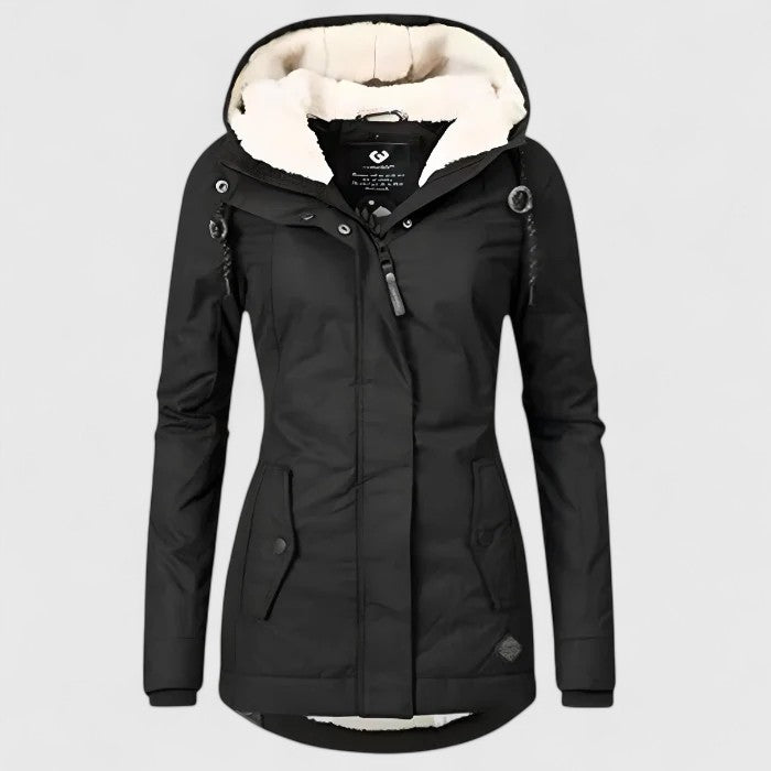 Amelie | Wasserdichte Winterjacke für Damen lang 3