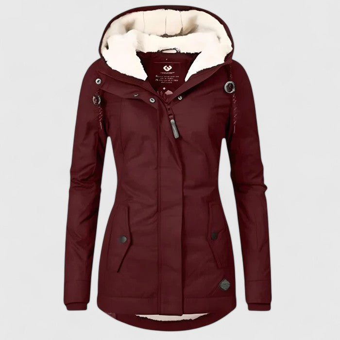 Amelie | Wasserdichte Winterjacke für Damen lang 5