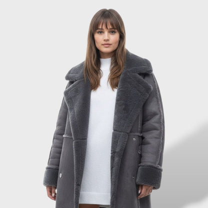 Ava | Eleganter Polarmantel für Damen warm 2