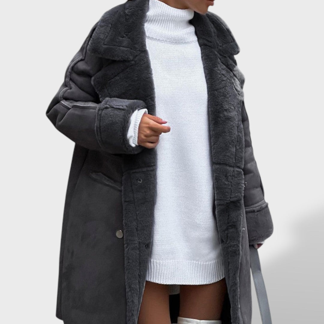 Ava | Eleganter Polarmantel für Damen warm 3