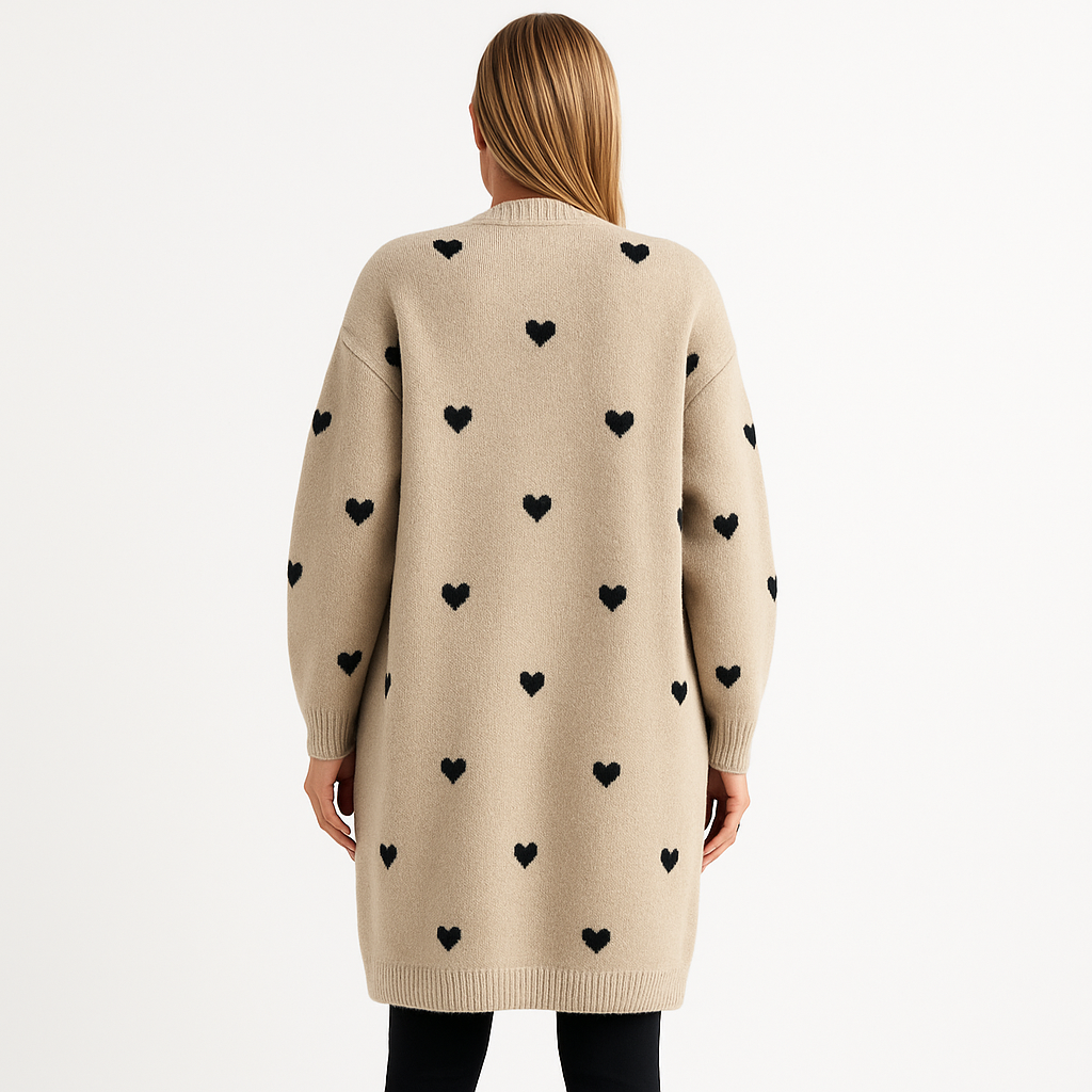 Julia | Verspielter Strickcardigan für Damen ganzjährig