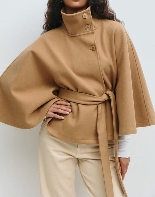 Elara Eleganter Cape-Mantel Damen