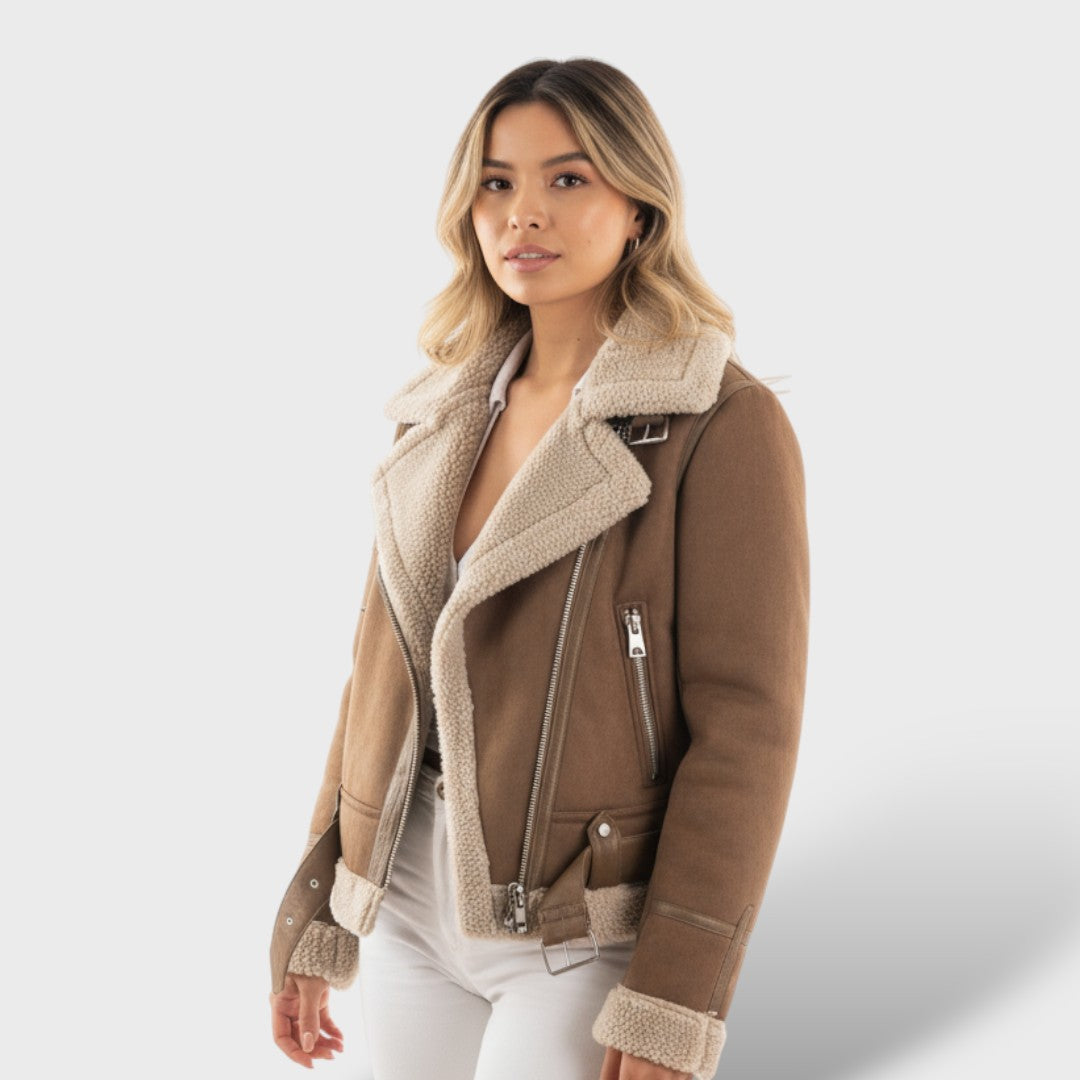 Clara | Elegante Lederjacke für Damen modern 0