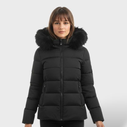 Clara | Elegante Winterjacke für Damen mit Kapuze 0