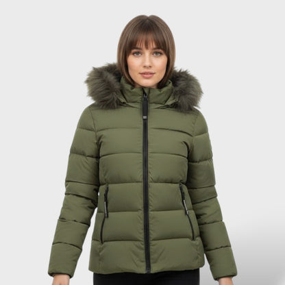 Clara | Elegante Winterjacke für Damen mit Kapuze 4