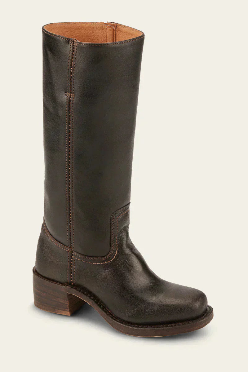 Clara | Eleganter Lederstiefel für Damen Blockabsatz 6
