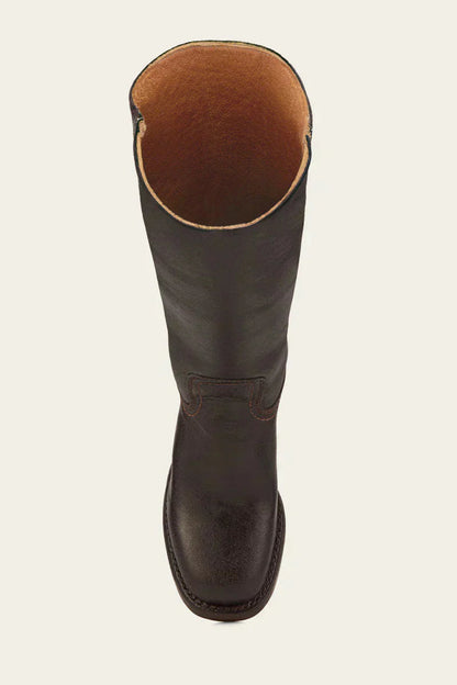 Clara | Eleganter Lederstiefel für Damen Blockabsatz 7