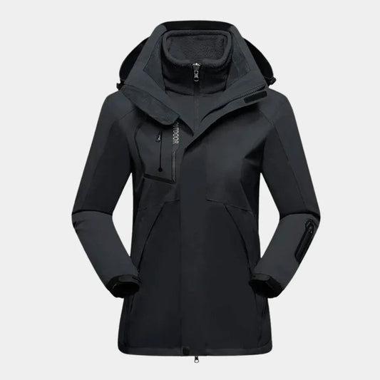 Clara | Wasserdichte Winterjacke für Damen mit Kapuze 0