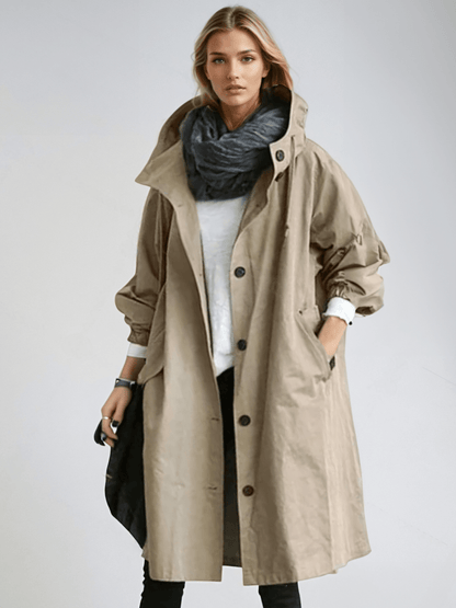 Elizabeth | Eleganter Trenchcoat für Damen wasserabweisend 2