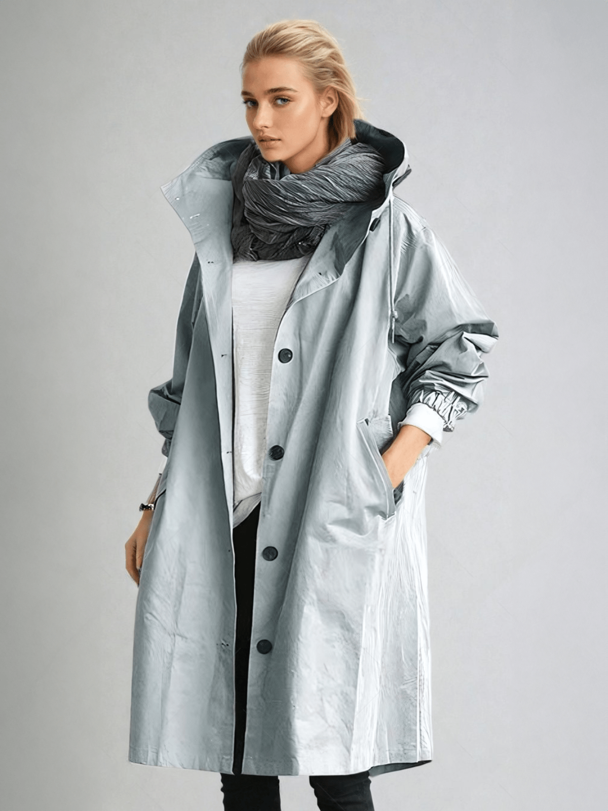 Elizabeth | Eleganter Trenchcoat für Damen wasserabweisend 4