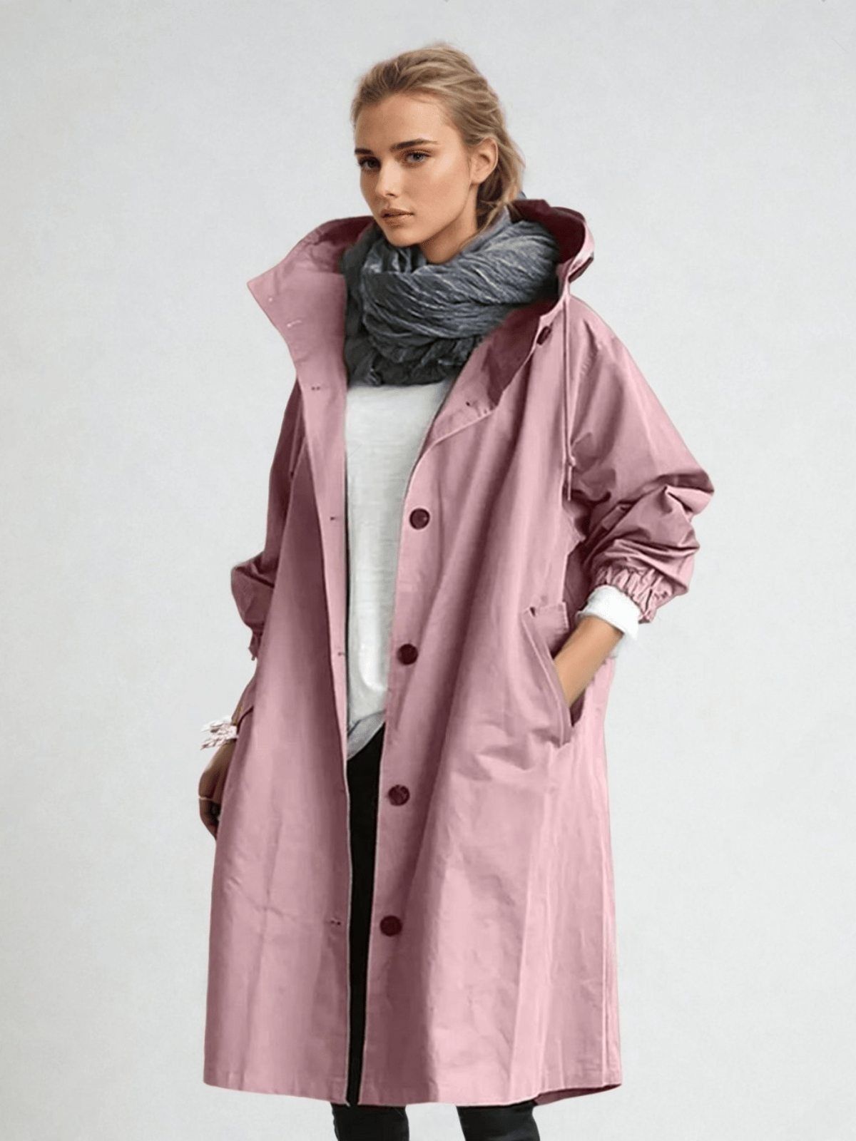 Elizabeth | Eleganter Trenchcoat für Damen wasserabweisend 5