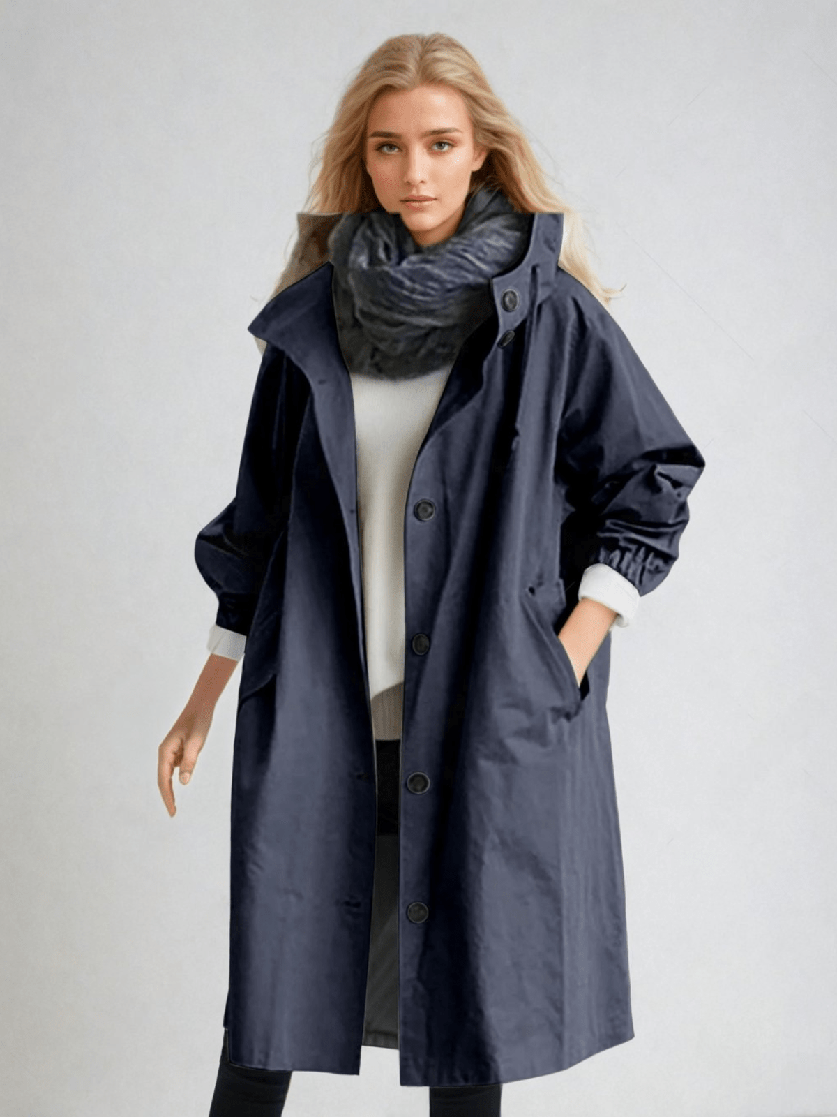 Elizabeth | Eleganter Trenchcoat für Damen wasserabweisend 6