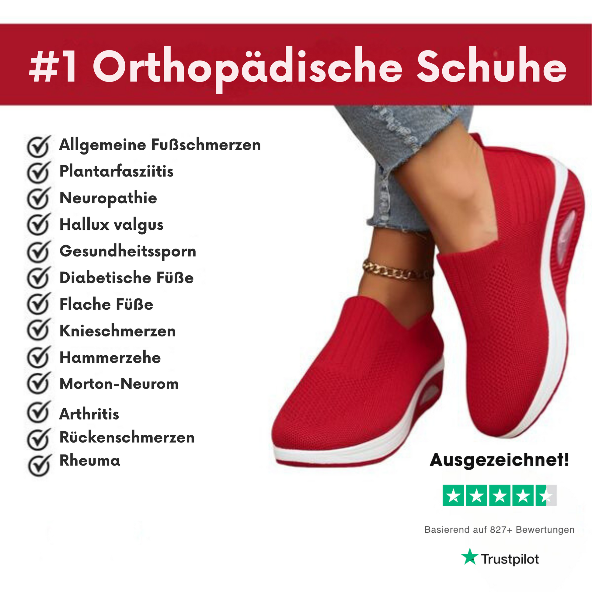 Ella | Modische Orthopädische Sneaker für Damen komfortabel 3