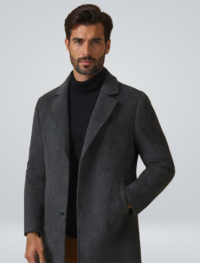 Franz | Eleganter Wollmantel für Herren winter 1