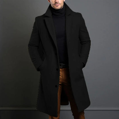 Franz | Eleganter Wollmantel für Herren winter 2