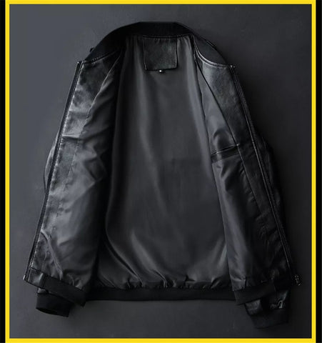 Adrian | Herren Kunstlederjacke mit Reissverschluss