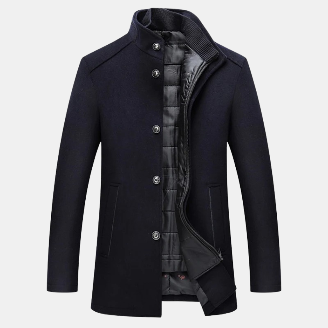 Hampus | Eleganter Wollmantel für Herren winter 2