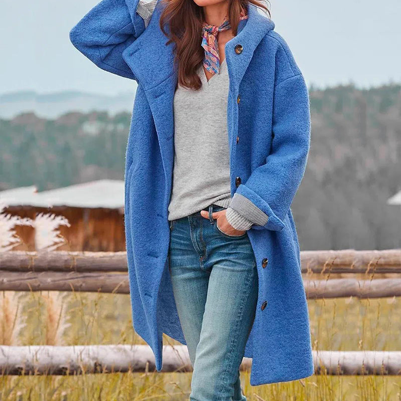 Heidi | Eleganter Fleece-Wintermantel für Damen lang 1