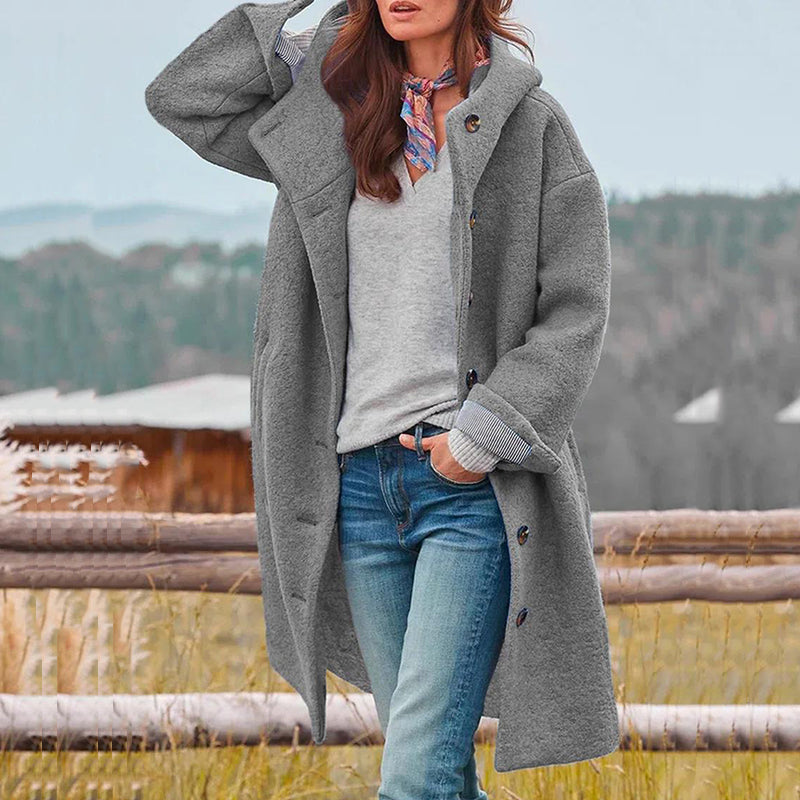 Heidi | Eleganter Fleece-Wintermantel für Damen lang 3