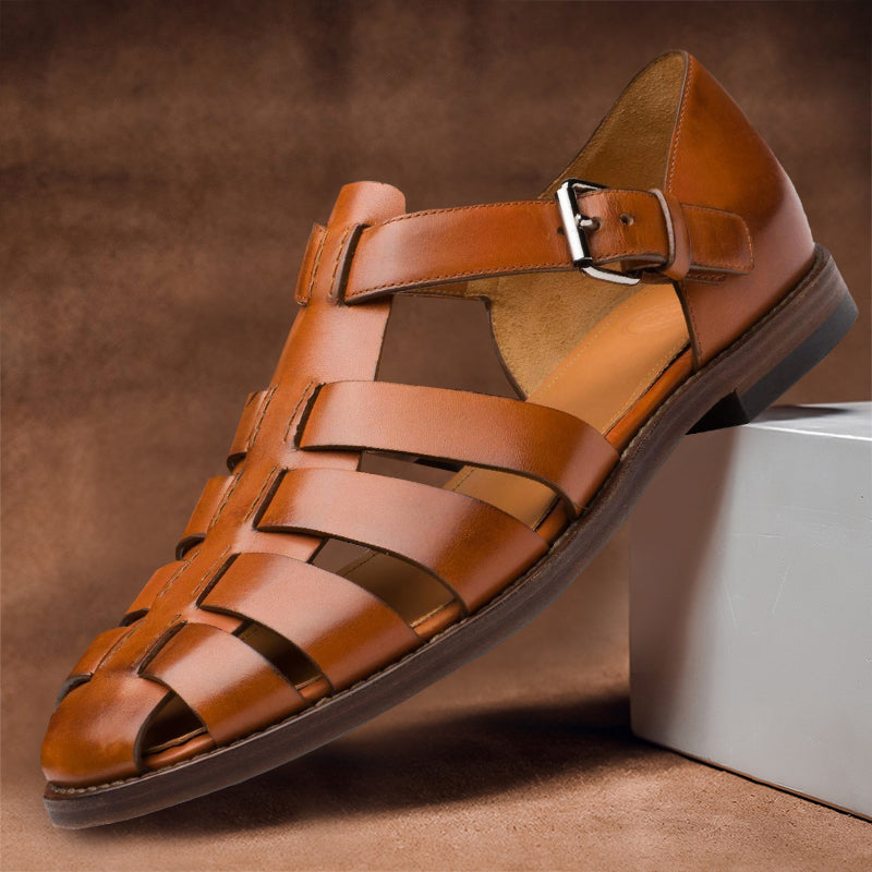 Herren Leder Sandalen – Stil und Komfort vereint