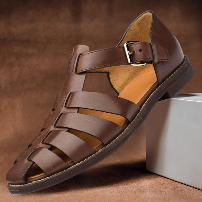 Herren Leder Sandalen – Stil und Komfort vereint