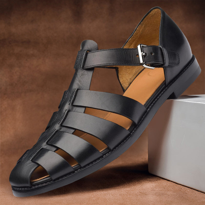 Herren Leder Sandalen – Stil und Komfort vereint