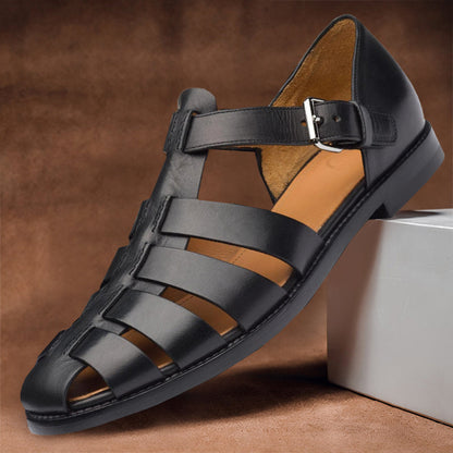 Herren Leder Sandalen – Stil und Komfort vereint