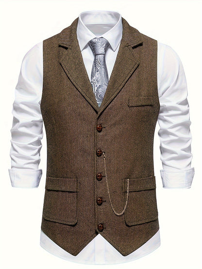 Herren No-Sleeve Blazer mit modernem Design