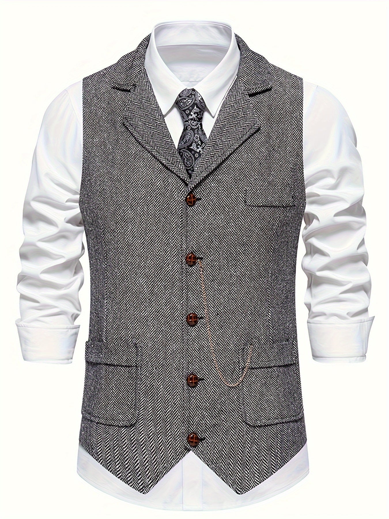 Herren No-Sleeve Blazer mit modernem Design
