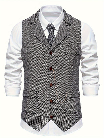 Herren No-Sleeve Blazer mit modernem Design