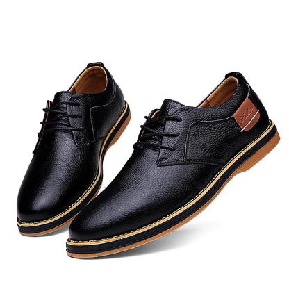 Herren Schnürschuhe aus Leder im klassischen Brogue-Stil