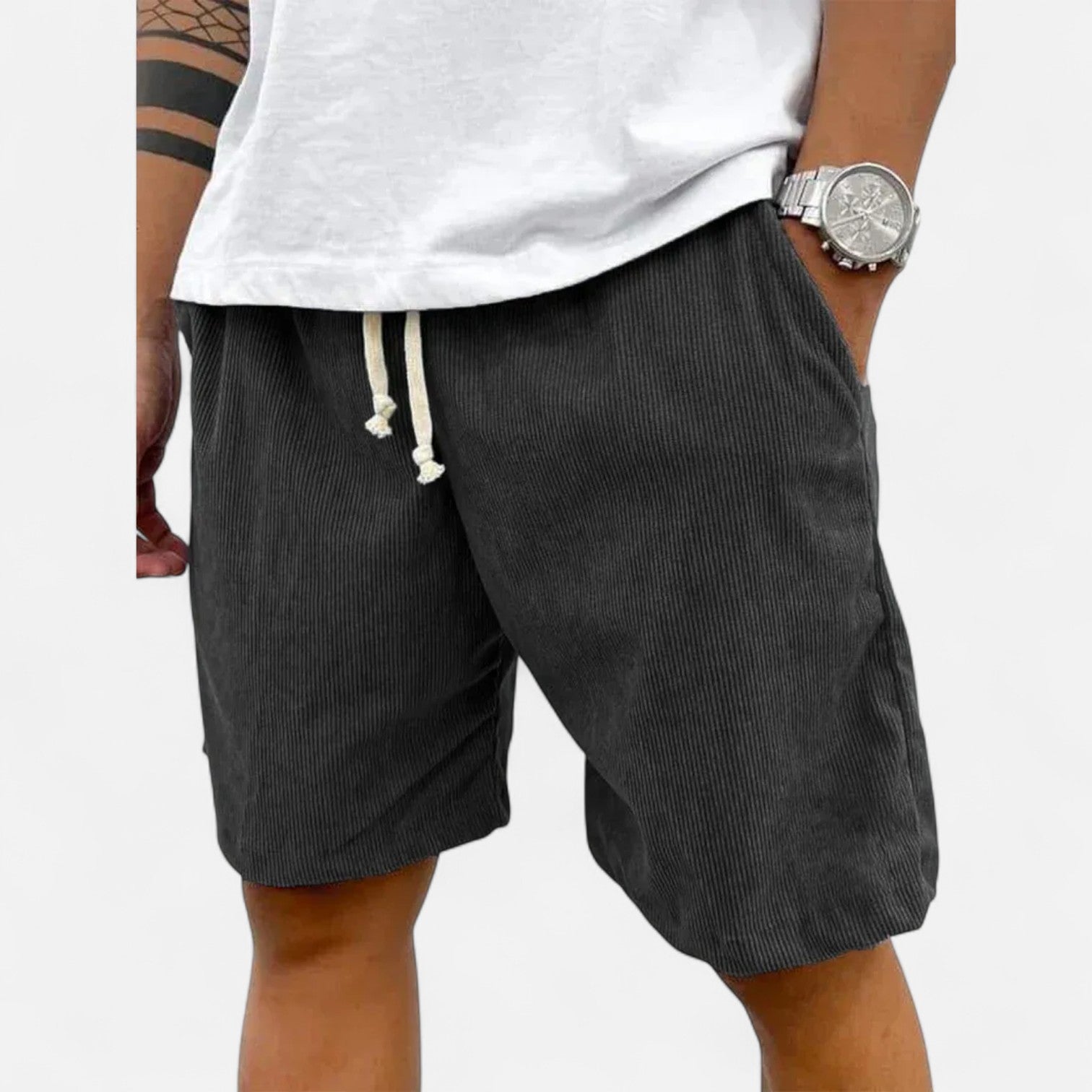 Herren Sommer Shorts – Maßgeschneiderter Schnitt aus Baumwollmischung