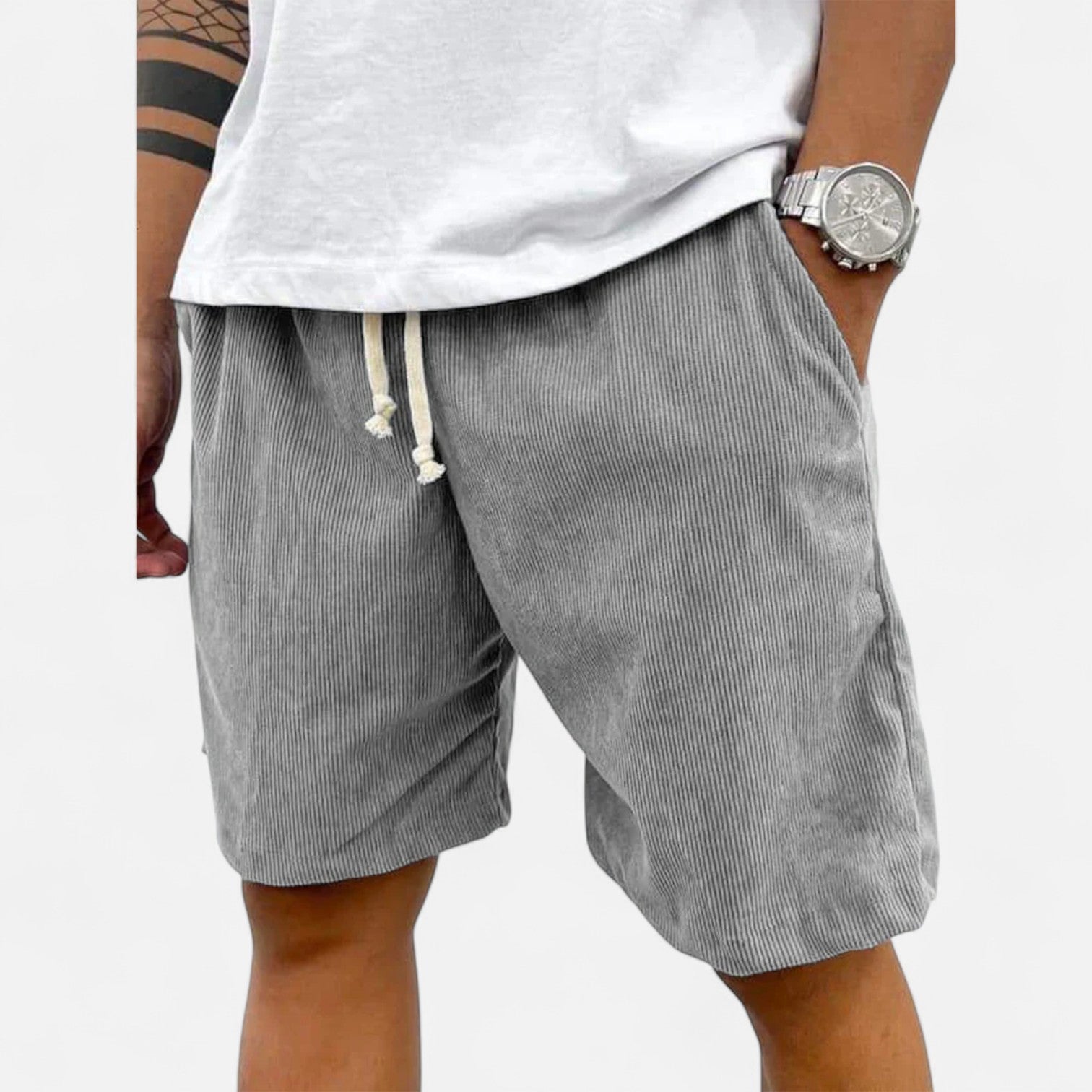 Herren Sommer Shorts – Maßgeschneiderter Schnitt aus Baumwollmischung