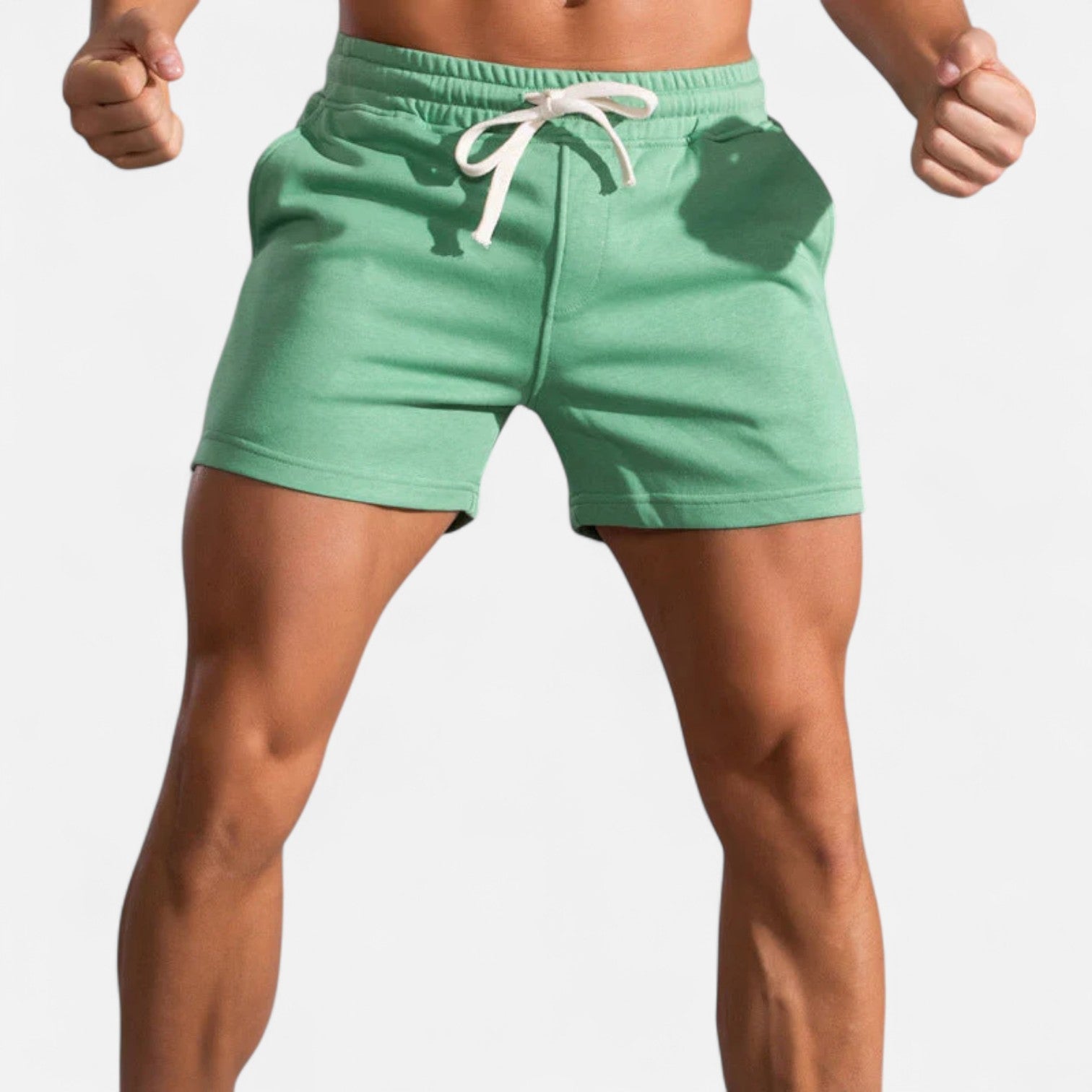 Herren Sommer Shorts mit Elastischem Bund
