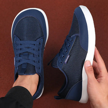 Herren Barfußschuhe aus atmungsaktivem Mesh mit minimalistischer Sohle, ideal für Outdoor-Aktivitäten. Leicht und flexibel 0