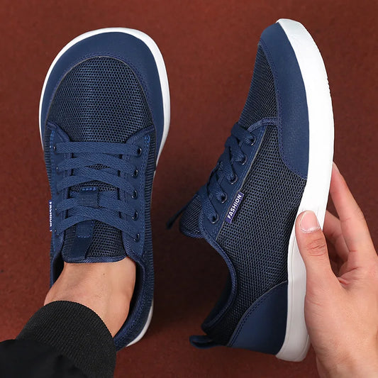 Herren Barfußschuhe aus atmungsaktivem Mesh mit minimalistischer Sohle, ideal für Outdoor-Aktivitäten. Leicht und flexibel 0
