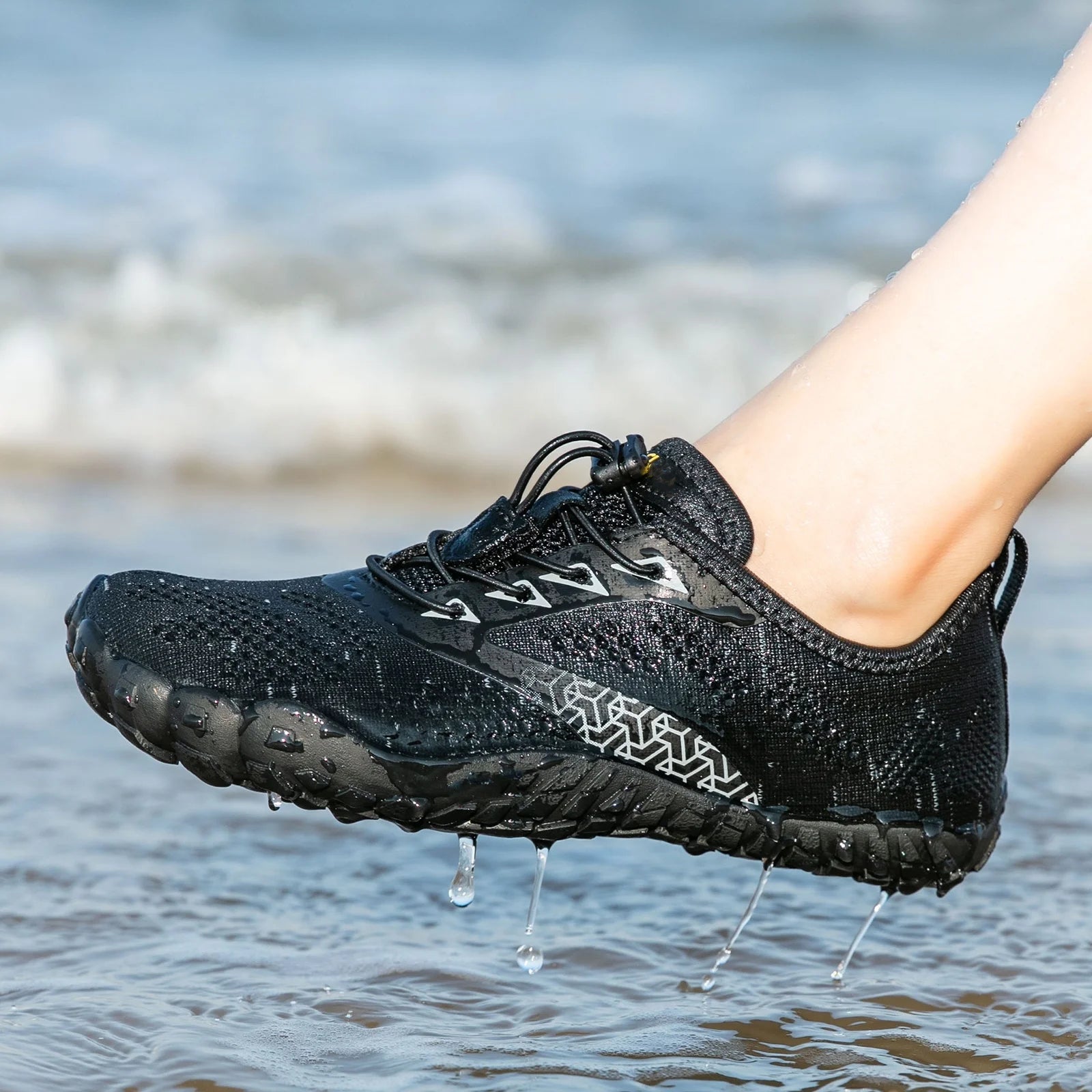 Herren Barfussschuhe mit weitem Zehenbereich und atmungsaktiver Sohle bieten optimalen Tragekomfort und Bewegungsfreiheit. Ideal 3