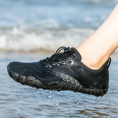 Herren Barfussschuhe mit weitem Zehenbereich und atmungsaktiver Sohle bieten optimalen Tragekomfort und Bewegungsfreiheit. Ideal 3