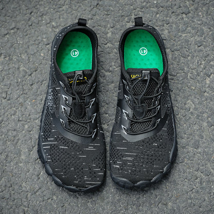 Herren Barfussschuhe mit weitem Zehenbereich und atmungsaktiver Sohle bieten optimalen Tragekomfort und Bewegungsfreiheit. Ideal 5
