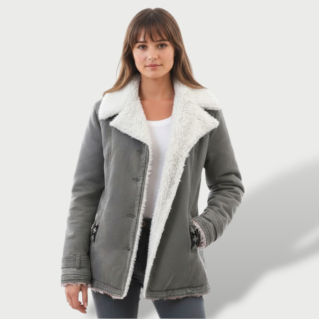 Isabel | Eleganter Wintermantel für Damen lang 3