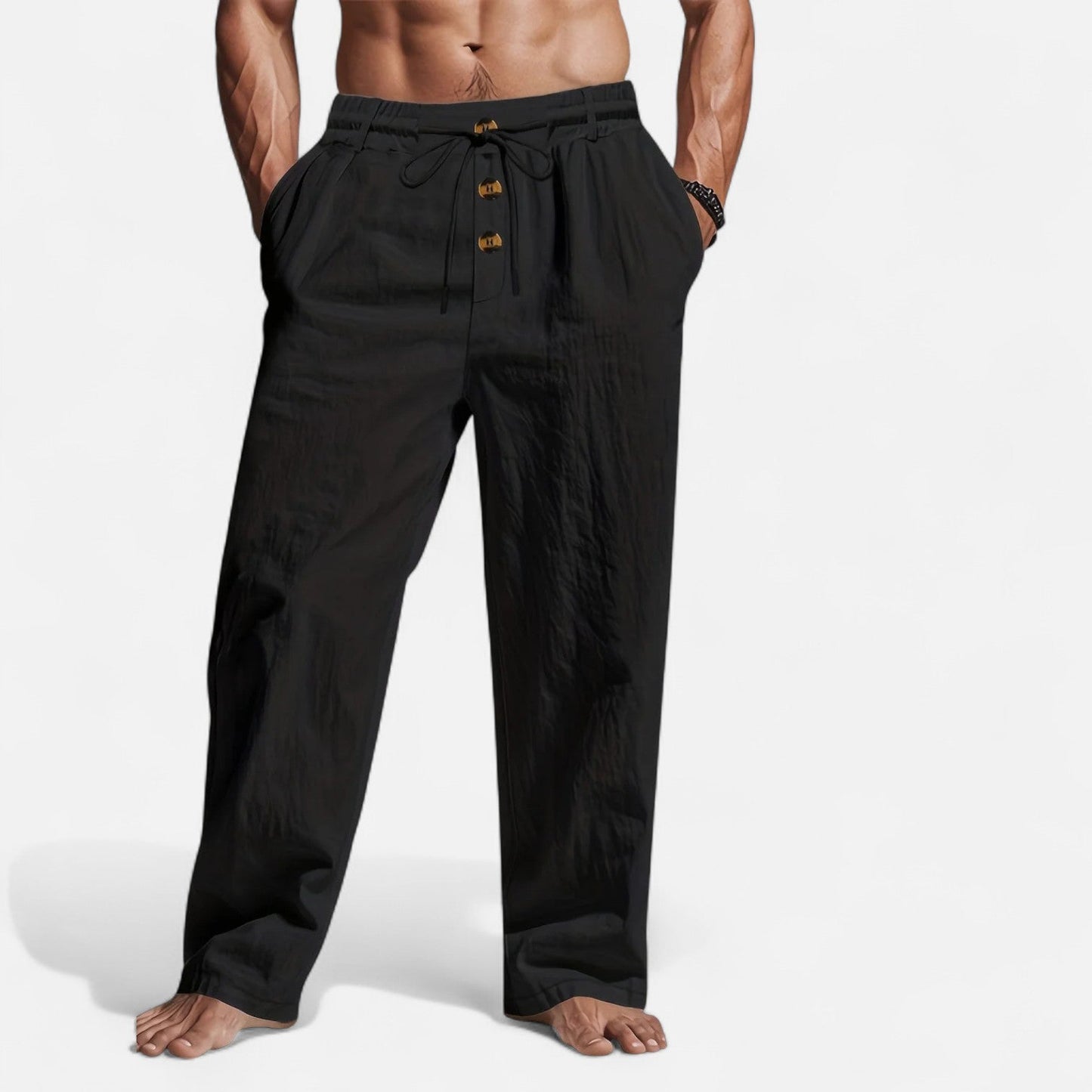 Leinenhose für Herren – Atmungsaktiver Sommerstil